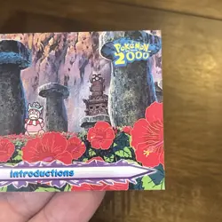 2000 Topps Pokemon The Movie 2000 Introductions #13 TCG Card Vintage Old School - Image 2
