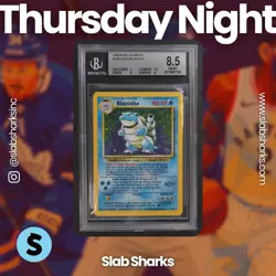 1999 POKEMON UNLIMITED #2/102 BLASTOISE HOLO RARE BGS 8.5 - Image 1