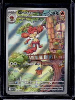 2025 Pokemon SV White Flare WHT EN Simisear Illustration Rare #100/086 - Image 1