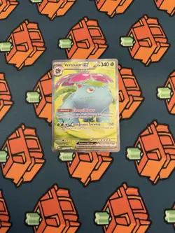Pokemon TCG Venusaur EX Full Art Scarlet and Violet 151 Card 182/165 NM - Image 1