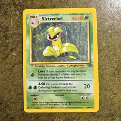 Pokemon TCG Victreebel Holo 14/64 Jungle Set Card MP Condition - Image 1
