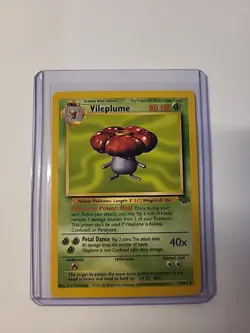 Vileplume 31/64 Regular NON Holo Jungle Set Pokemon Card WOTC LP - Image 2