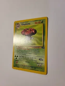 Vileplume 31/64 Regular NON Holo Jungle Set Pokemon Card WOTC LP - Image 5