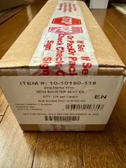 Pokemon Mega Evolution Phantasmal Flames ME02 Booster Box 6-Box Sealed Case - Image 1
