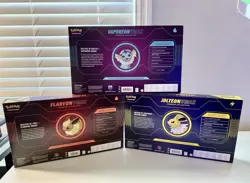 Pokemon Eeveelution Vmax Premium Collection Set of 3 Jolteon Flareon Vaporeon - Image 2