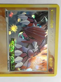 Pokemon TCG Groudon 14/106 EX Emerald Holo Stamped LP - Image 3