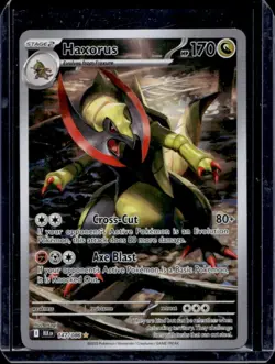 2025 Pokemon SV Black Bolt BLK EN Haxorus Illustration Rare #147/086 - Image 1