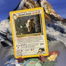 Giovanni's Persian - 8/132 Pokemon Gym Challenge - Holo ✨ - Image 3