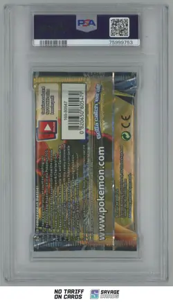 2019 Pokemon Sun & Moon Unbroken Bonds Booster Pack Reshiram & Charizard PSA 8 - Image 2