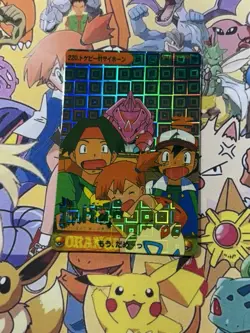 Pokemon Vintage Pocket Monsters Vending HOLO Prism Sticker 1999 Bandai Nintendo - Image 3
