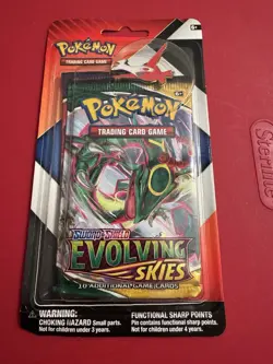 Pokemon TCG EVOLVING SKIES & CHILLING REIGN 2-Pack Booster Packs Latias Pin - Image 3