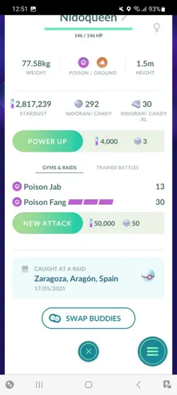 Pokemon Go Shiny Nidoqueen Crown - Image 2