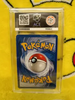 Pokemon Team Rocket Set 2000 Holo Dark Blastoise 3/82 Ace Graded 5 EX Part Swirl - Image 4