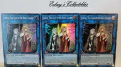 Yugioh! 3x Isolde, Two Tales of the Noble Knights - AMDE-EN052 - Super Rare -1st - Image 1