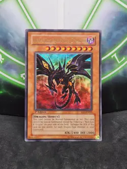 Yugioh Red-Eyes Darkness Dragon SD1-EN001 Ultra Rare 1st Edition NM - Image 1