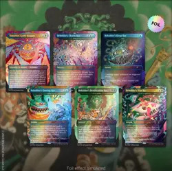 MTG Secret Lair x D&D: Death Is in the Eyes of the Beholder I + II Rainbow FOIL - Image 1