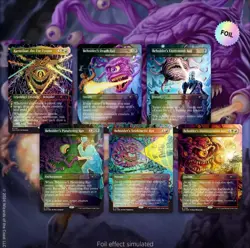 MTG Secret Lair x D&D: Death Is in the Eyes of the Beholder I + II Rainbow FOIL - Image 2