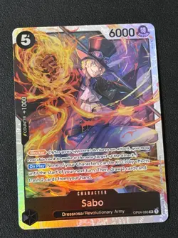 One Piece Kingdoms of Intrigue (OP-04) Sabo OP04-083 - Super Rare - Image 1