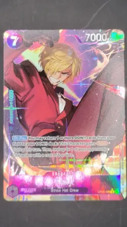 One Piece TCG Sanji OP09-065 SR Alt Art NM English - Image 1