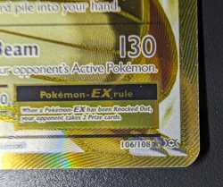 Dragonite EX (Full Art) 106/108 Evolutions Holo Pokemon Card - NM - Image 5