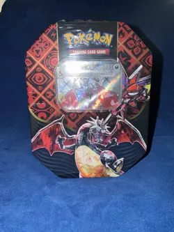 Pokemon TCG Paldean Fates International Tin 4 Packs Charizard Ex Edition Sealed - Image 3