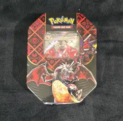 Pokemon TCG Scarlet & Violet Paldean Fates Charizard EX Tin (SEALED) - Image 2