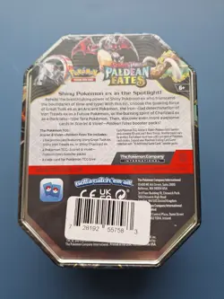 Pokemon TCG Scarlet & Violet Paldean Fates Shiny Charizard EX Tin Sealed - Image 2