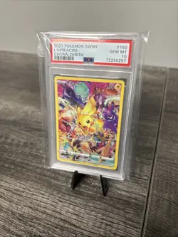 2023 Pokemon Swsh Fa/ Pikachu 160/159 Crown Zenith Holo Fa PSA 10 - Thank you - Image 2