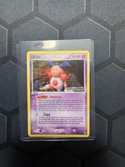 Pokemon TCG Ditto (Mr. Mime) Holo Rare Stamped Card 38/113 EX Delta Species - Image 1