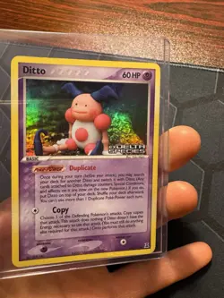 Pokemon TCG Ditto (Mr. Mime) Holo Rare Stamped Card 38/113 EX Delta Species - Image 2