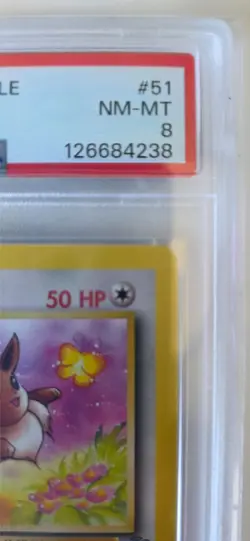 1999 POKEMON EEVEE 1ST EDITION 51/64 Jungle Regular PSA 8 NM-MT - Image 5