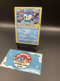 2021 Pokemon 25th Anniversary Mcdonalds Promo Holo Piplup 20/25 - Image 2