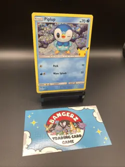 2021 Pokemon 25th Anniversary Mcdonalds Promo Holo Piplup 20/25 - Image 3