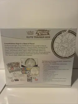 Pokemon TCG Sword Shield Brilliant Stars ETB Elite Trainer Box New Sealed 820650850127 - Image 4