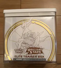 Pokemon TCG Sword & Shield Brilliant Stars Elite Trainer Box ETB Factory Sealed 820650850127 - Image 1