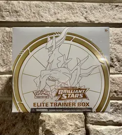 Pokemon TCG Sword & Shield Brilliant Stars ETB Elite Trainer Box FACTORY SEALED - Image 1