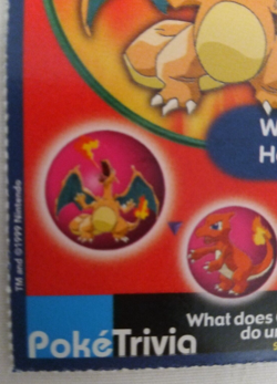 (NM) Charizard Pokemon Poketrivia MewTwo Movie Card Burger King Vintage 1999 - Image 5