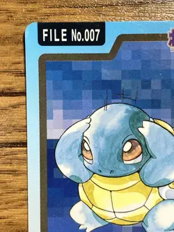 Pokemon Carddass Card Squirtle File No.7 Bandai Pocket Monsters 1997 Japan - Image 5