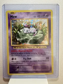 Mew 53/108 XY Evolutions Holo Foil Rare Pokemon Card LP Lightly Played - Image 1