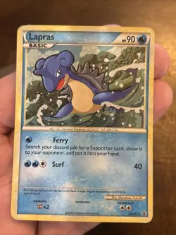 Pokemon Lapras HGSS14 Holo Promo – HGSS Black Star Old School 2010 Foil OG Card - Image 1