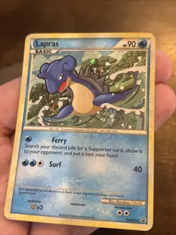 Pokemon Lapras HGSS14 Holo Promo – HGSS Black Star Old School 2010 Foil OG Card - Image 2