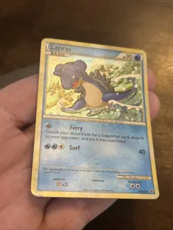 Pokemon Lapras HGSS14 Holo Promo – HGSS Black Star Old School 2010 Foil OG Card - Image 4