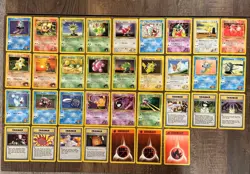 Pokemon Cards - Gym Heroes Set - 34 Cards - Trading Card Game - Image 1