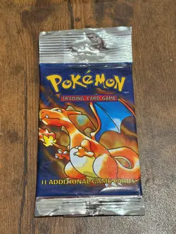 *OPEN* Pokemon Cards - Base Set - 1 Pack with 11 Cards - Trading Card Game - Image 1