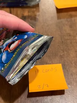 *OPEN* Pokemon Cards - Base Set - 1 Pack with 11 Cards - Trading Card Game - Image 3