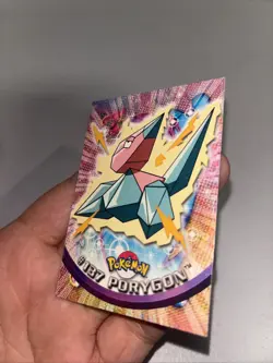 Porygon #137 Topps TV Animation Edition Blue Logo Pokemon Card Vintage TCG - Image 3