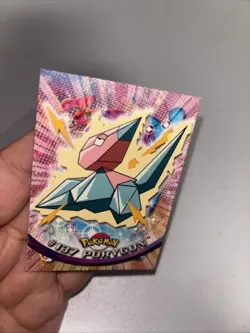 Porygon #137 Topps TV Animation Edition Blue Logo Pokemon Card Vintage TCG - Image 4