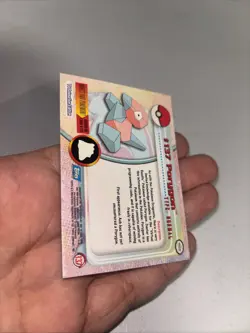 Porygon #137 Topps TV Animation Edition Blue Logo Pokemon Card Vintage TCG - Image 5