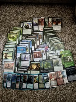 Magic the Gathering MTG card lot with FOILS/RARES INSTANT COLLECTION! Mono Green - Image 1