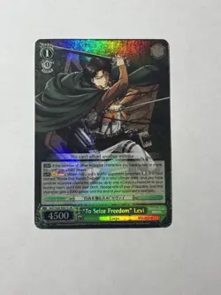 Attack on Titan - Weiss Schwarz Card "To Seize Freedom" Levi - AOT/S50-E031S SR - Image 1